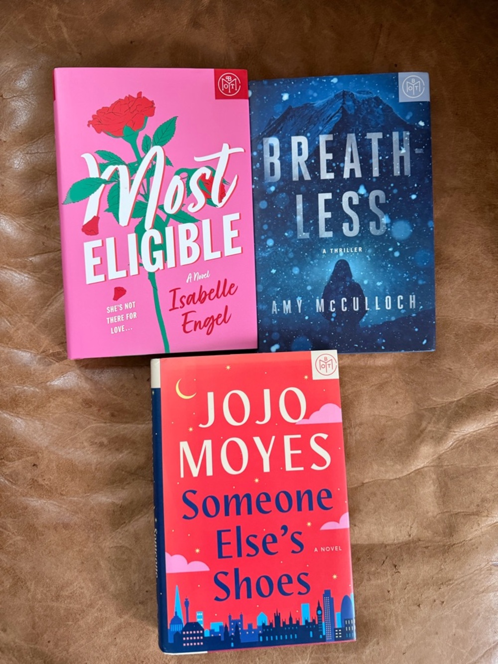 Lot of 3 BOTM Book of the Month Hardcover Novels Jojo Moyes Fiction